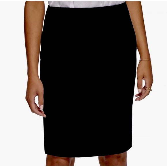 Calvin Klein Dresses & Skirts - Calvin Klein Black Pencil Skirt Size 4 Stretch Lined Office Siren Workwear